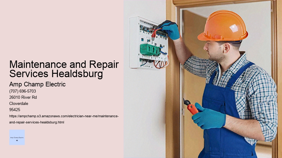 Maintenance and Repair Services Healdsburg